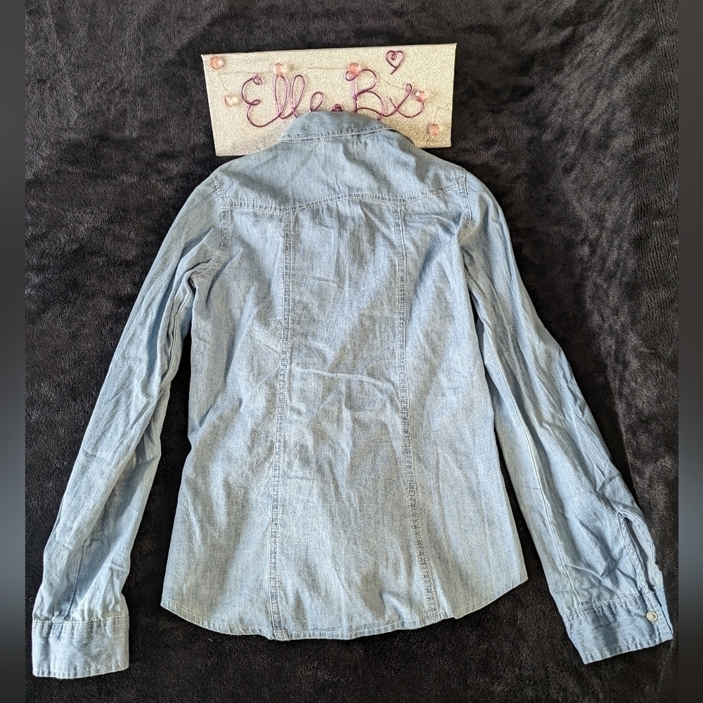 Denim Button Down - image 6